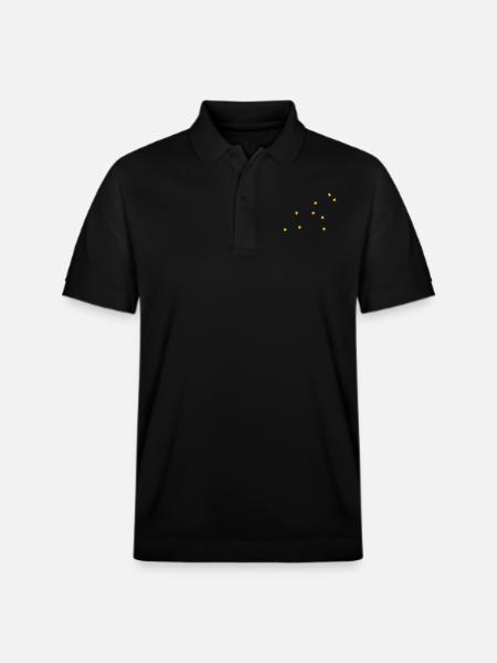 zodiac lion - Stanley/Stella Unisex Organic Polo Shirt PREPSTER - black