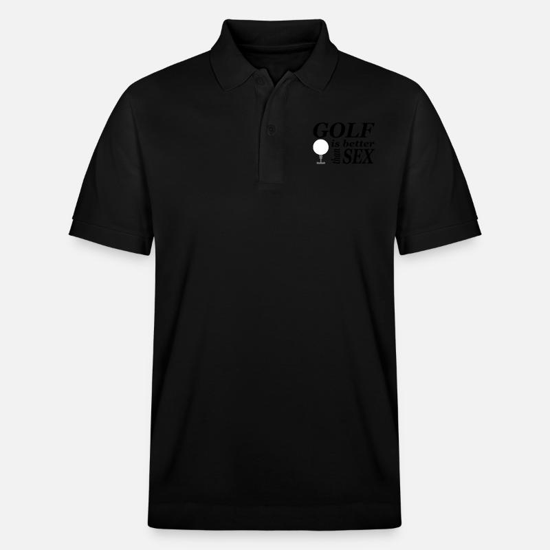 golf - Stanley/Stella Unisex Bio-Poloshirt PREPSTER - Schwarz