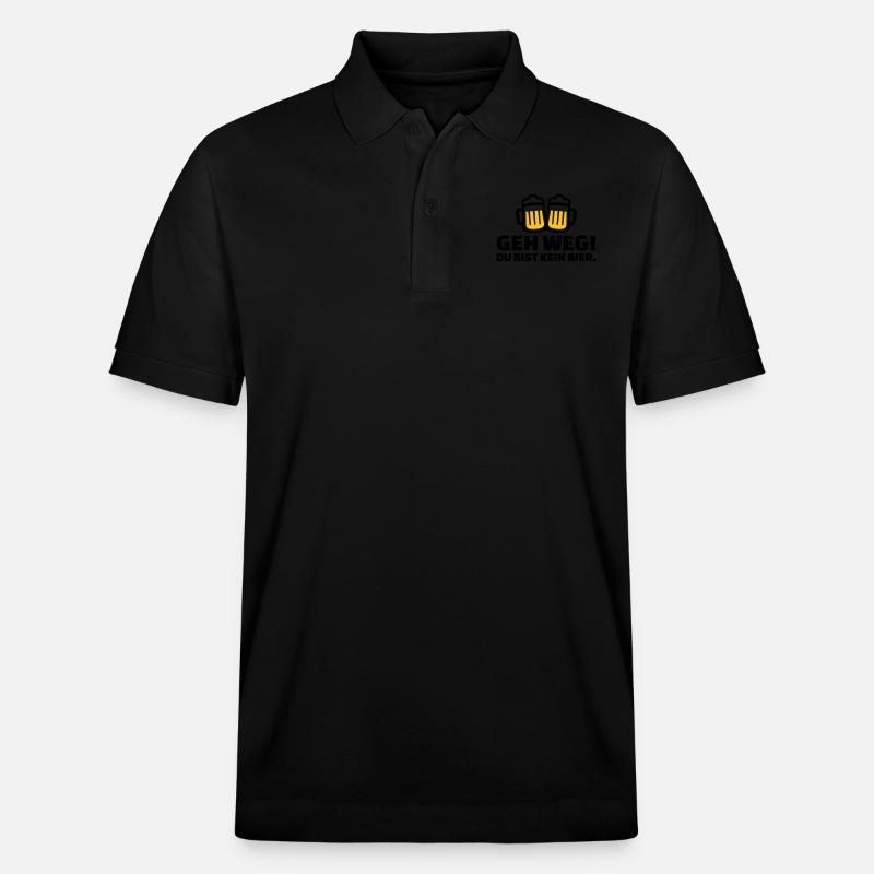Bier - Stanley/Stella Unisex Bio-Poloshirt PREPSTER - Schwarz