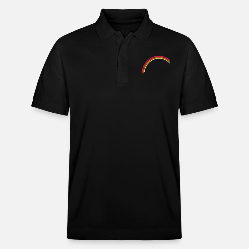 ARC EN CIEL vectoriel PARTIE 1 - Polo PREPSTER bio Stanley/Stella Unisexe - noir