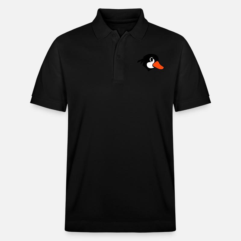 Comic Ente - Stanley/Stella Unisex Bio-Poloshirt PREPSTER - Schwarz