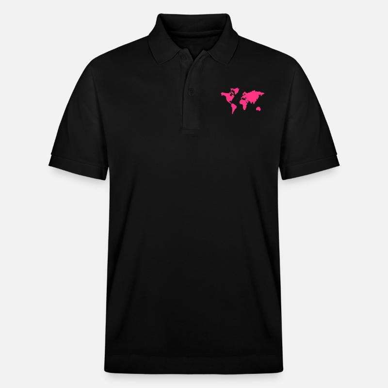 world - Stanley/Stella Unisex Bio-Poloshirt PREPSTER - Schwarz