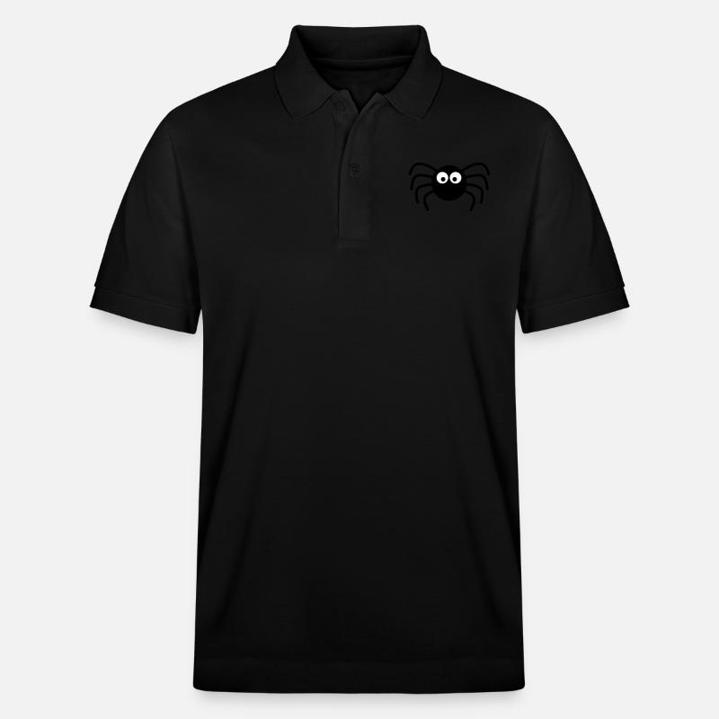 Spinne - Stanley/Stella Unisex Bio-Poloshirt PREPSTER - Schwarz