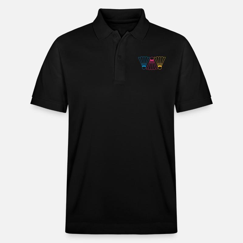 3 Badmintons - Stanley/Stella Unisex Bio-Poloshirt PREPSTER - Schwarz