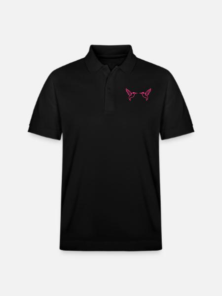 Colibri Oiseau 2 - Polo PREPSTER bio Stanley/Stella Unisexe - noir