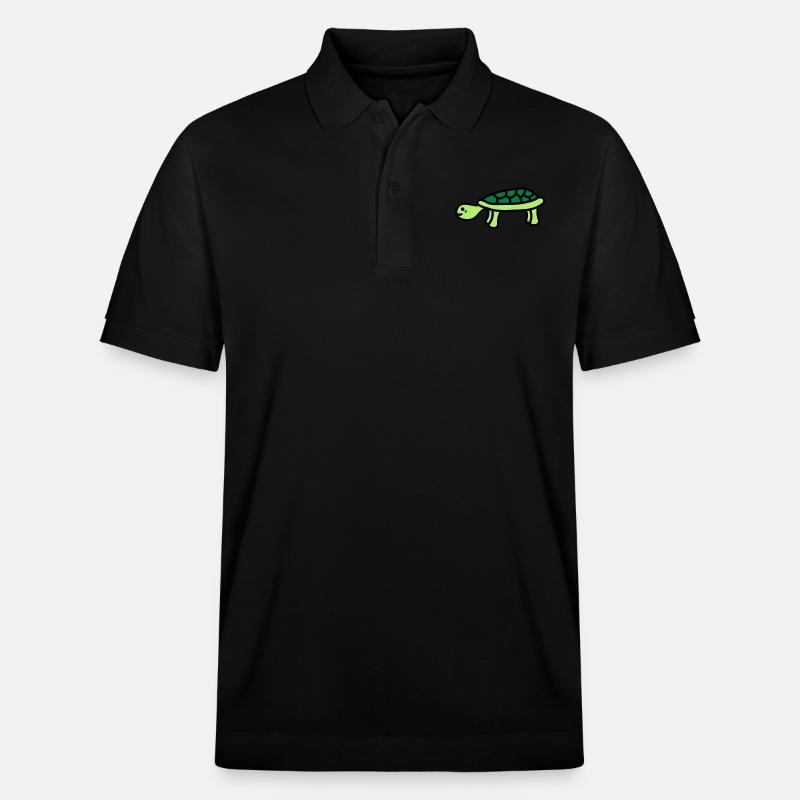 turtle - Polo PREPSTER bio Stanley/Stella Unisexe - noir