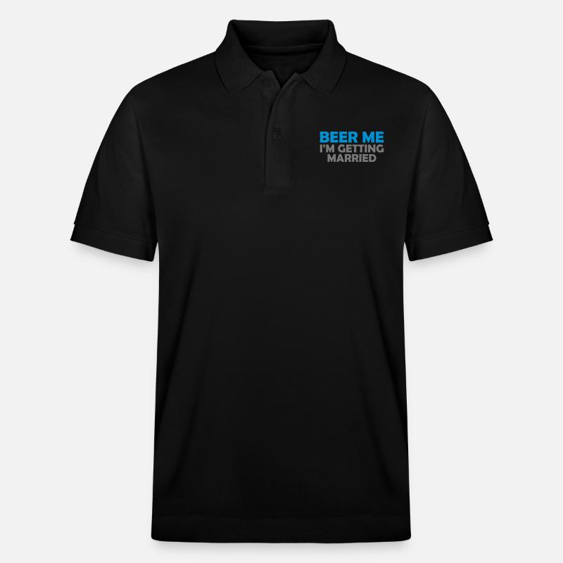 Beer Me Getting Married - Stanley/Stella Unisex Bio-Poloshirt PREPSTER - Schwarz