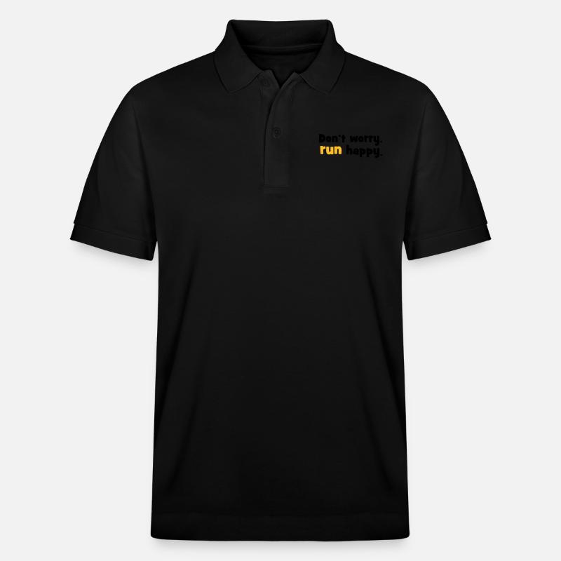 laufen - Stanley/Stella Unisex Bio-Poloshirt PREPSTER - Schwarz