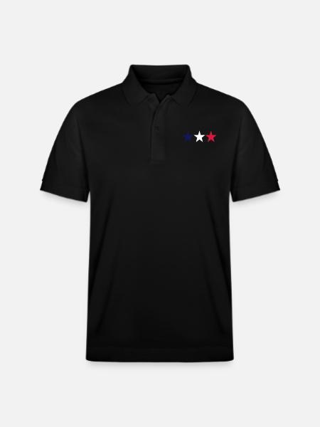 france - Stanley/Stella Unisex Bio-Poloshirt PREPSTER - Schwarz