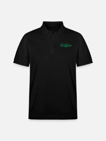 Gärtnerin - Stanley/Stella Unisex Bio-Poloshirt PREPSTER - Schwarz