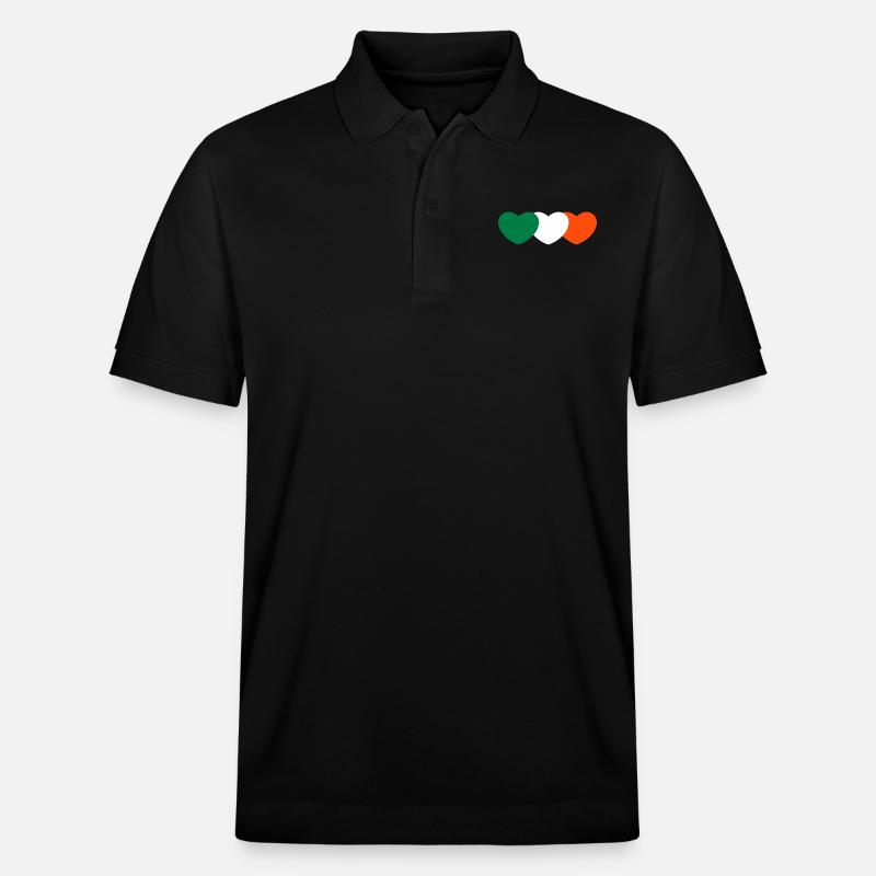 Coeur d’Irlande - Polo PREPSTER bio Stanley/Stella Unisexe - noir