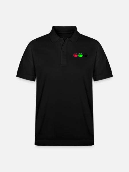 pots - Stanley/Stella Unisex Organic Polo Shirt PREPSTER - black