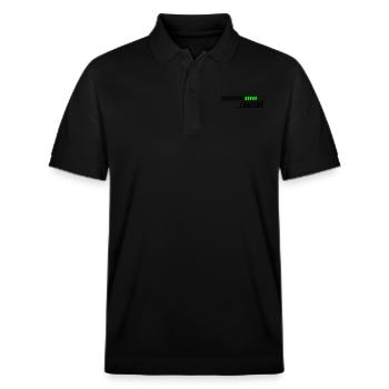 Loading loading bar - Stanley/Stella Unisex Organic Polo Shirt PREPSTER - black - Front - Roxy (174cm) & Andy (188cm)