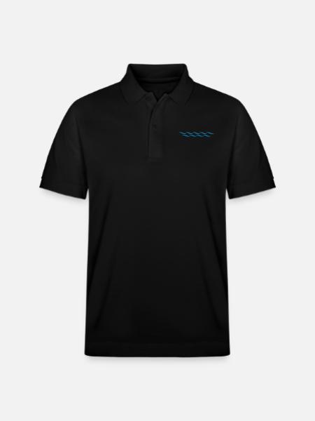 Waves - Stanley/Stella Unisex Bio-Poloshirt PREPSTER - Schwarz