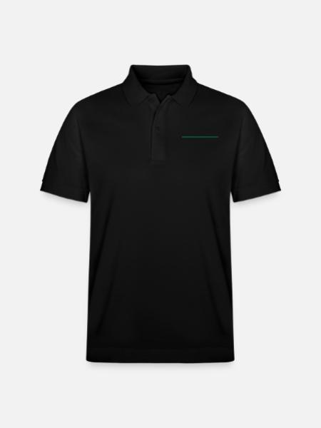 Balken Green - Stanley/Stella Unisex Bio-Poloshirt PREPSTER - Schwarz