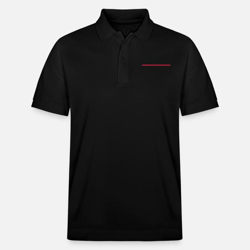 strich_f1 - Polo PREPSTER bio Stanley/Stella Unisexe - noir