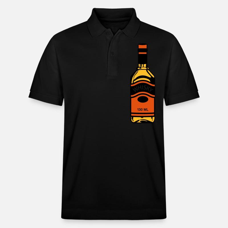 Bouteille de whisky - Polo PREPSTER bio Stanley/Stella Unisexe - noir