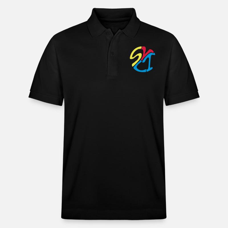 Sylt_farbe - Stanley/Stella Unisex Bio-Poloshirt PREPSTER - Schwarz