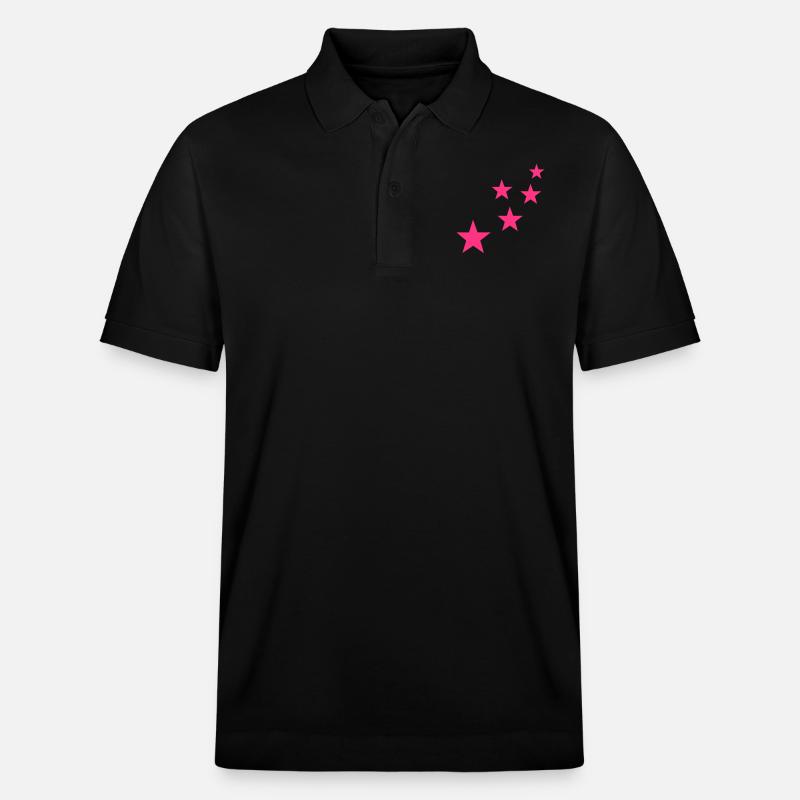 stars - Stanley/Stella Unisex Bio-Poloshirt PREPSTER - Schwarz