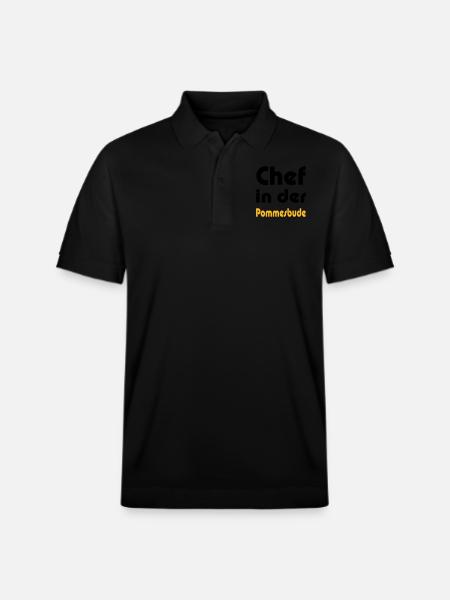 Chef in der Pommesbude - Stanley/Stella Unisex Bio-Poloshirt PREPSTER - Schwarz
