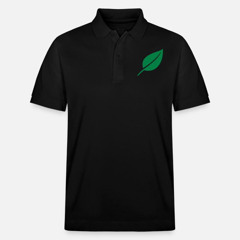 Blatt - Stanley/Stella Unisex Bio-Poloshirt PREPSTER - Schwarz