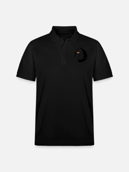 Chamane (œil droit) - Polo PREPSTER bio Stanley/Stella Unisexe - noir