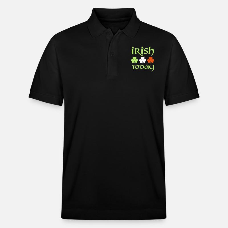 irish today - Polo PREPSTER bio Stanley/Stella Unisexe - noir