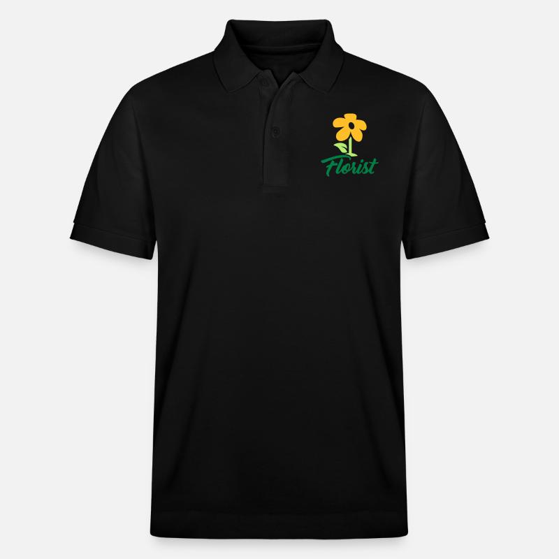 Fleuriste - Polo PREPSTER bio Stanley/Stella Unisexe - noir