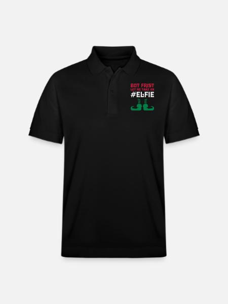 Elf elfie - Stanley/Stella Unisex Bio-Poloshirt PREPSTER - Schwarz