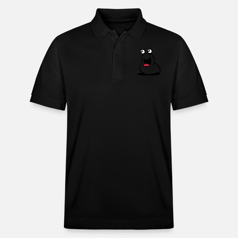 schnecki snail - Stanley/Stella Unisex Bio-Poloshirt PREPSTER - Schwarz