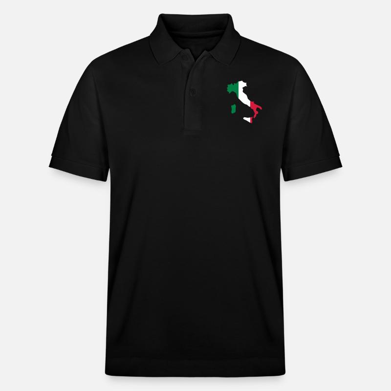 Italy - Stanley/Stella Unisex Bio-Poloshirt PREPSTER - Schwarz