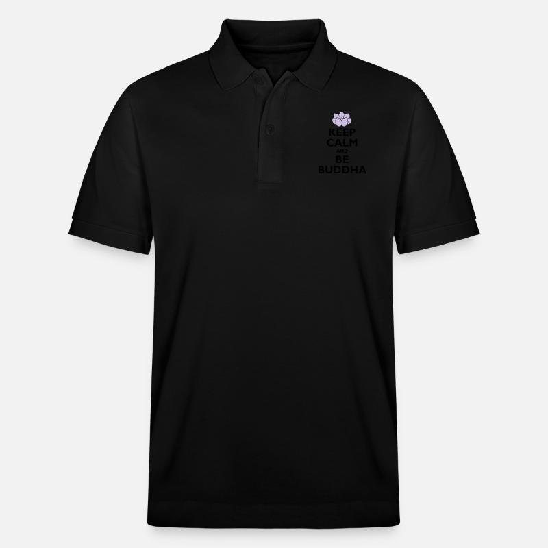 be buddha - Stanley/Stella Unisex Bio-Poloshirt PREPSTER - Schwarz
