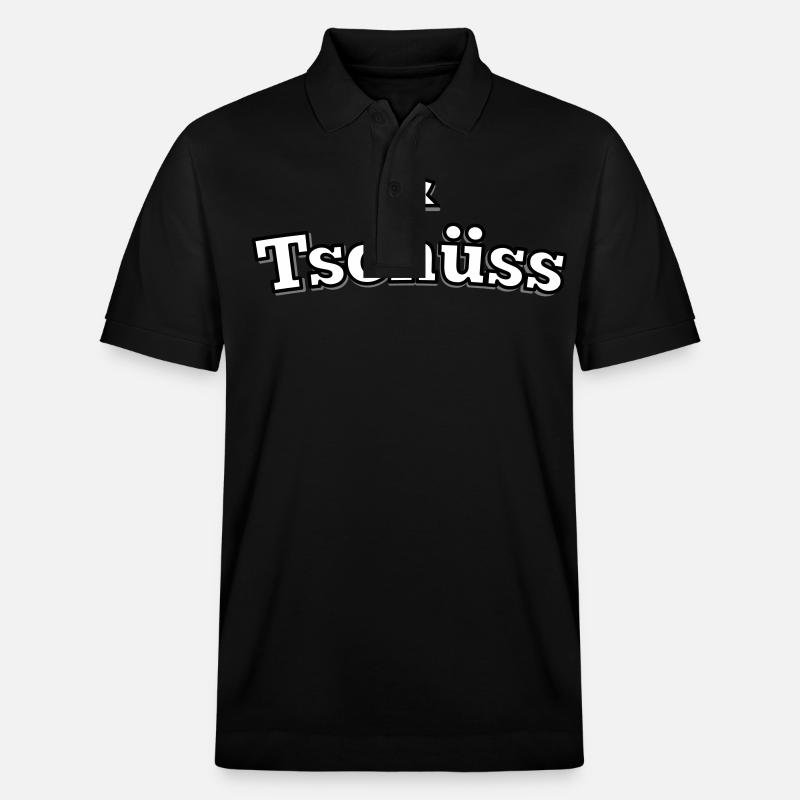und Tschüss - Stanley/Stella Unisex Bio-Poloshirt PREPSTER - Schwarz