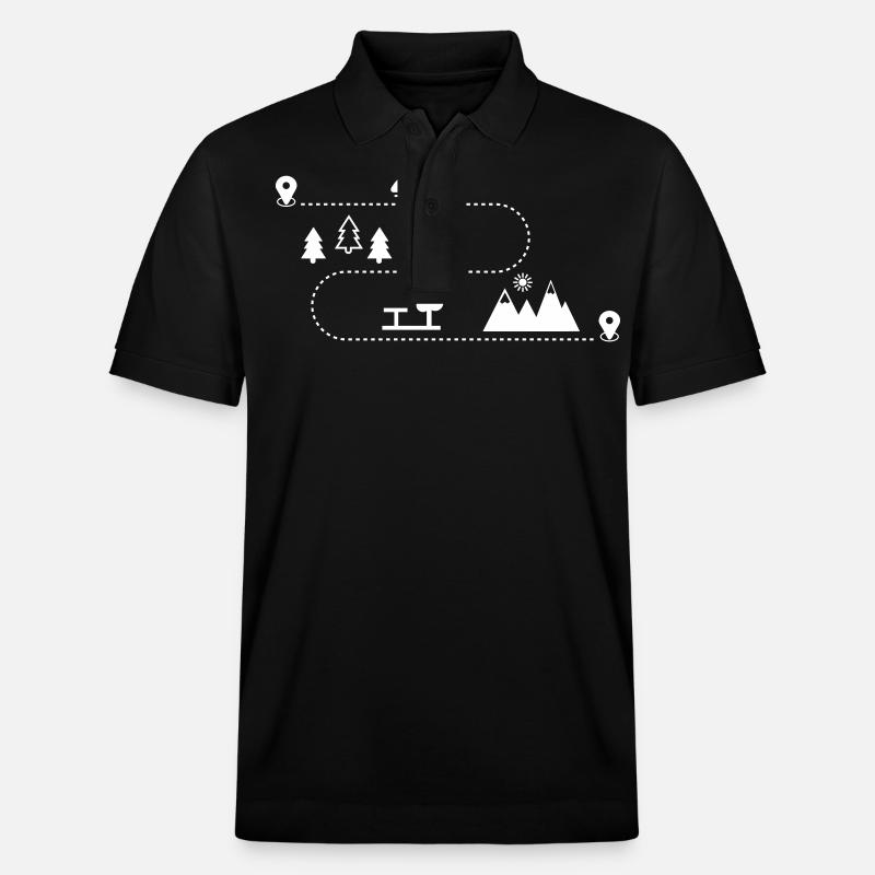 Campeur - Polo PREPSTER bio Stanley/Stella Unisexe - noir