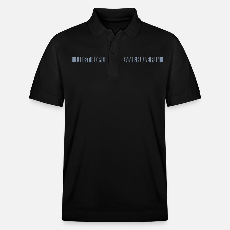 Les deux équipes s’amusent - Polo PREPSTER bio Stanley/Stella Unisexe - noir