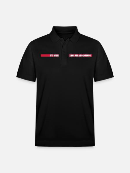 être âgé - Polo PREPSTER bio Stanley/Stella Unisexe - noir