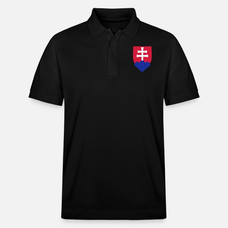 Slovakia - Stanley/Stella Unisex Bio-Poloshirt PREPSTER - Schwarz