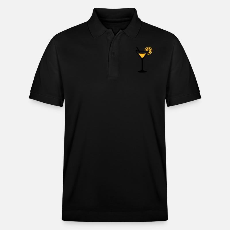 Cocktail - Stanley/Stella Unisex Bio-Poloshirt PREPSTER - Schwarz
