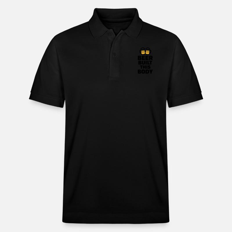 Bier - Stanley/Stella Unisex Bio-Poloshirt PREPSTER - Schwarz
