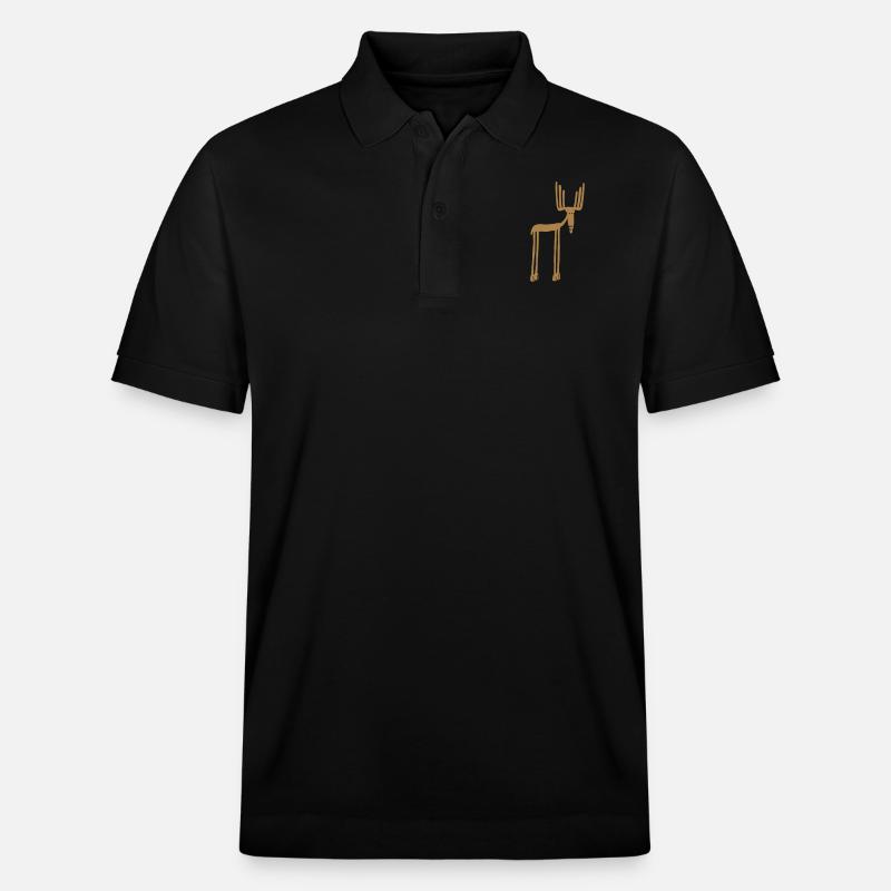 moose - Polo PREPSTER bio Stanley/Stella Unisexe - noir