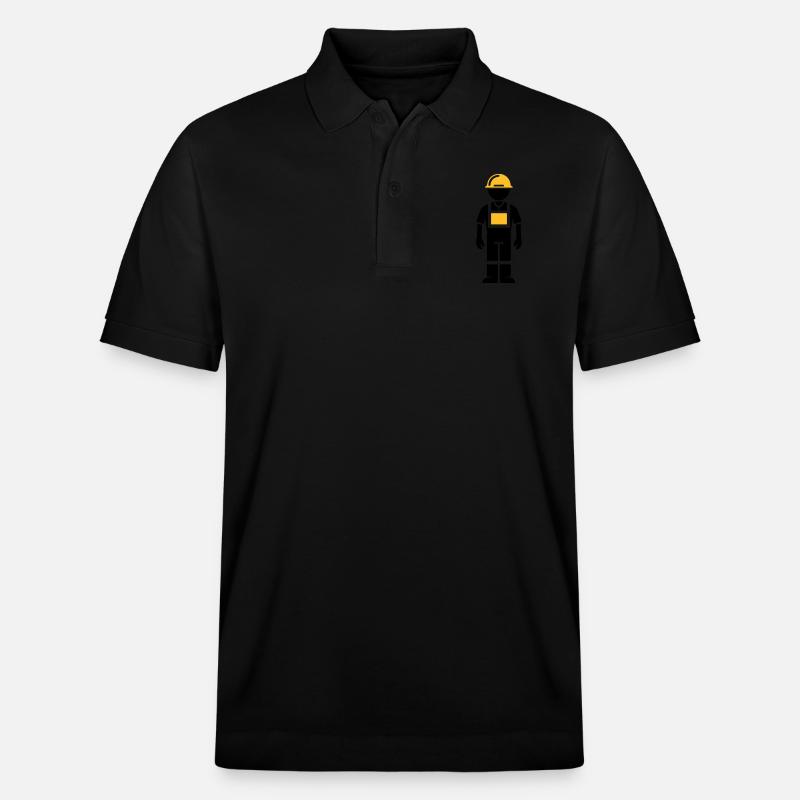 Bauarbeiter - Stanley/Stella Unisex Bio-Poloshirt PREPSTER - Schwarz