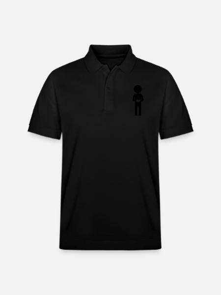 Drink coffee - Stanley/Stella Unisex Organic Polo Shirt PREPSTER - black