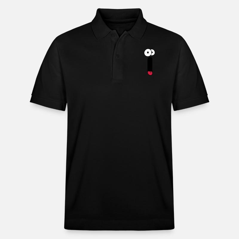 Scream Face - Polo PREPSTER bio Stanley/Stella Unisexe - noir
