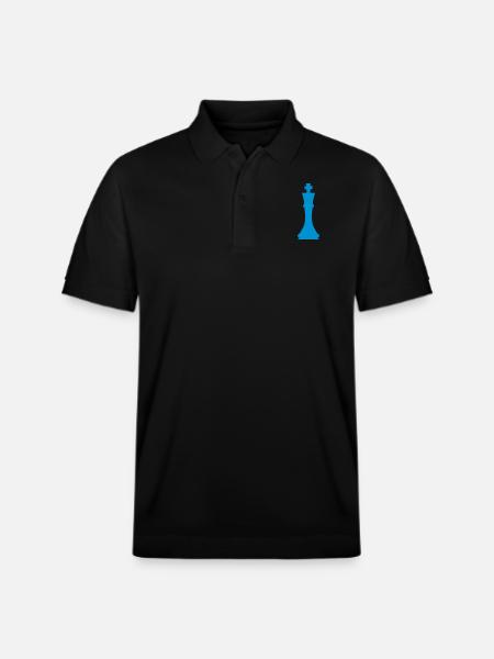 Chess King - Stanley/Stella Unisex Organic Polo Shirt PREPSTER - black
