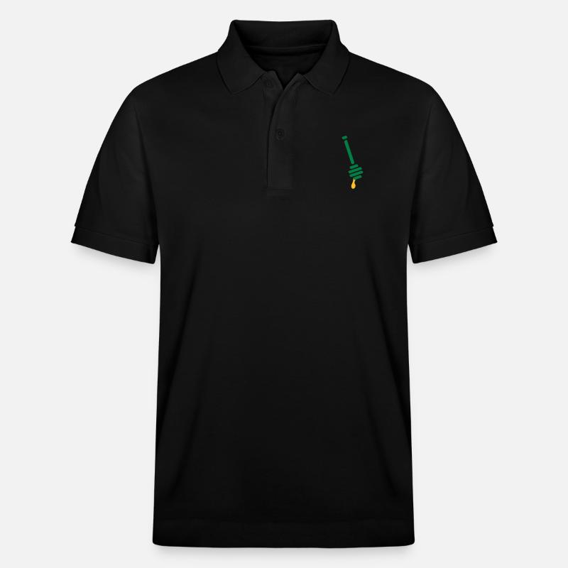 Honig Loeffel - Stanley/Stella Unisex Bio-Poloshirt PREPSTER - Schwarz