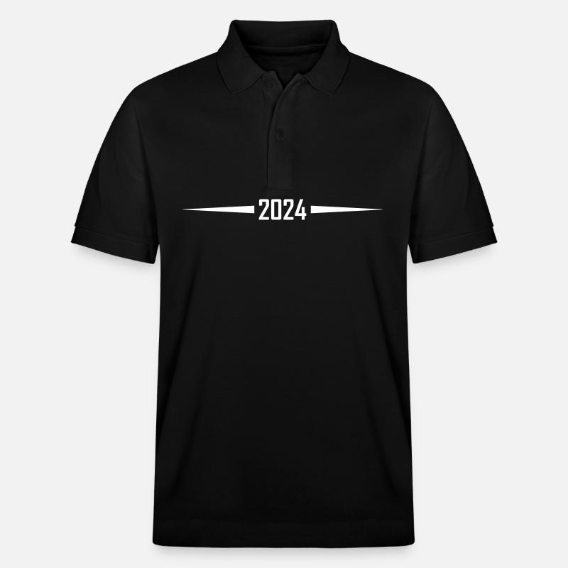 2024 année - Polo PREPSTER bio Stanley/Stella Unisexe - noir