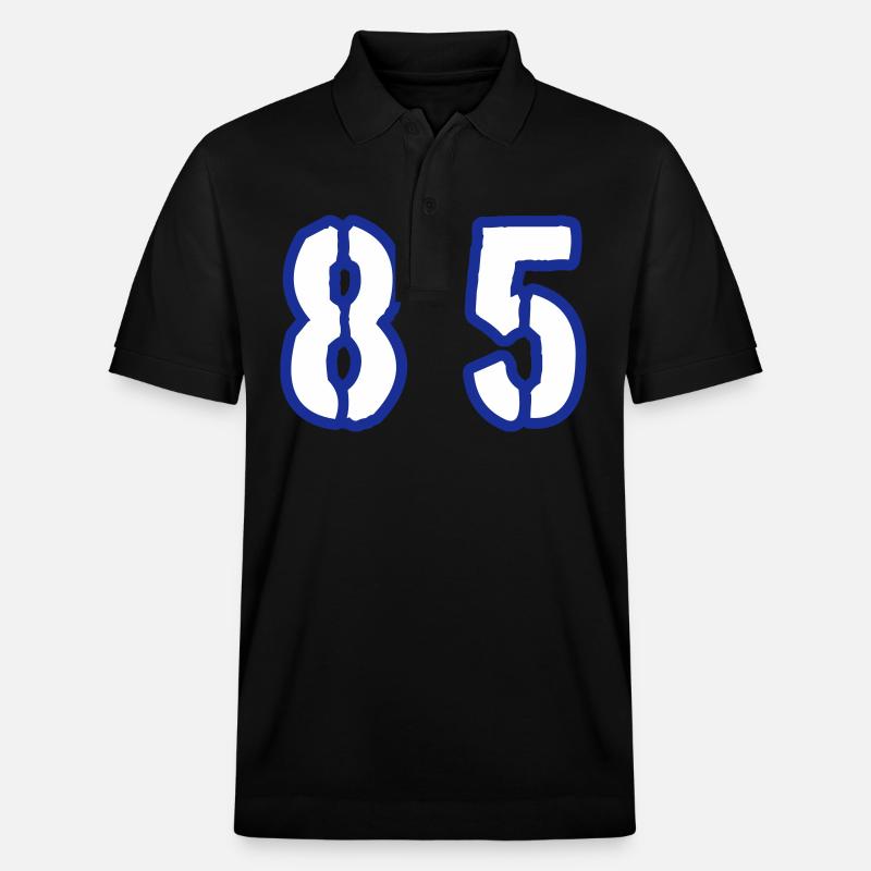 85 Symbole numérique - Polo PREPSTER bio Stanley/Stella Unisexe - noir