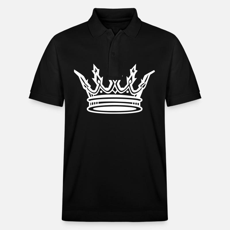 Krone Royal Symbol - Stanley/Stella Unisex Bio-Poloshirt PREPSTER - Schwarz