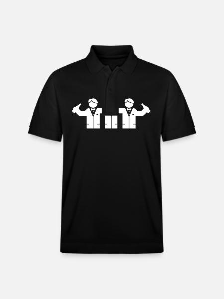 Junggesellen Bräutigam Symbol - Stanley/Stella Unisex Bio-Poloshirt PREPSTER - Schwarz