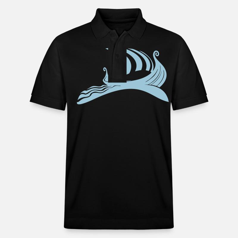 Viking Viking bateau bateau - Polo PREPSTER bio Stanley/Stella Unisexe - noir